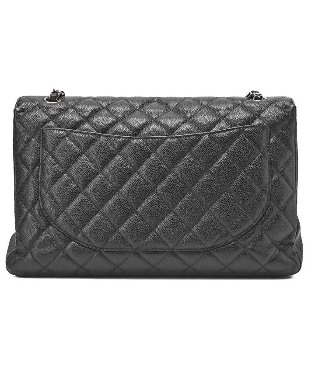 CHANEL Черная кожаная сумка через плечо, фото 4