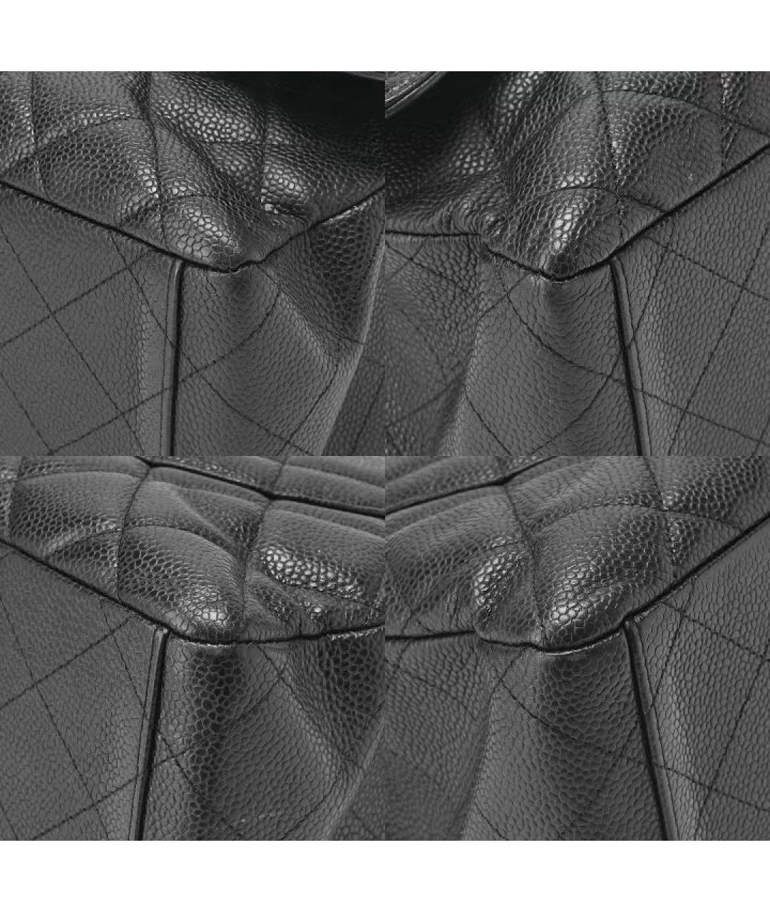 CHANEL Черная кожаная сумка через плечо, фото 8