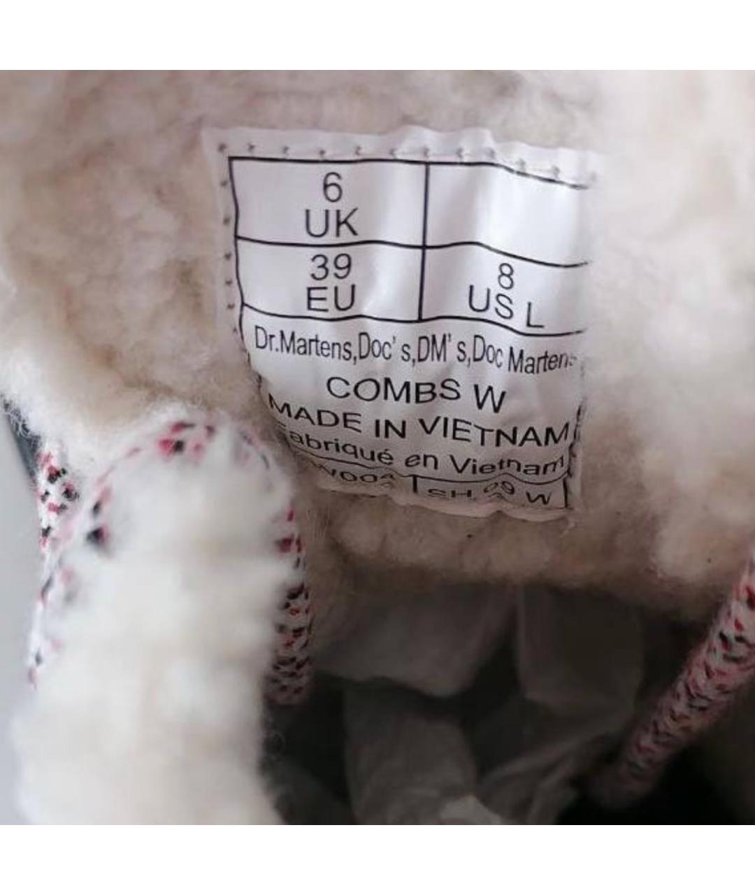 DR. MARTENS Черные кожаные ботинки, фото 5