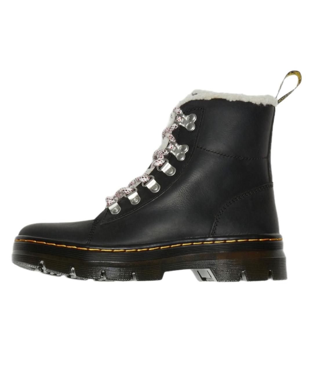 DR. MARTENS Черные кожаные ботинки, фото 6