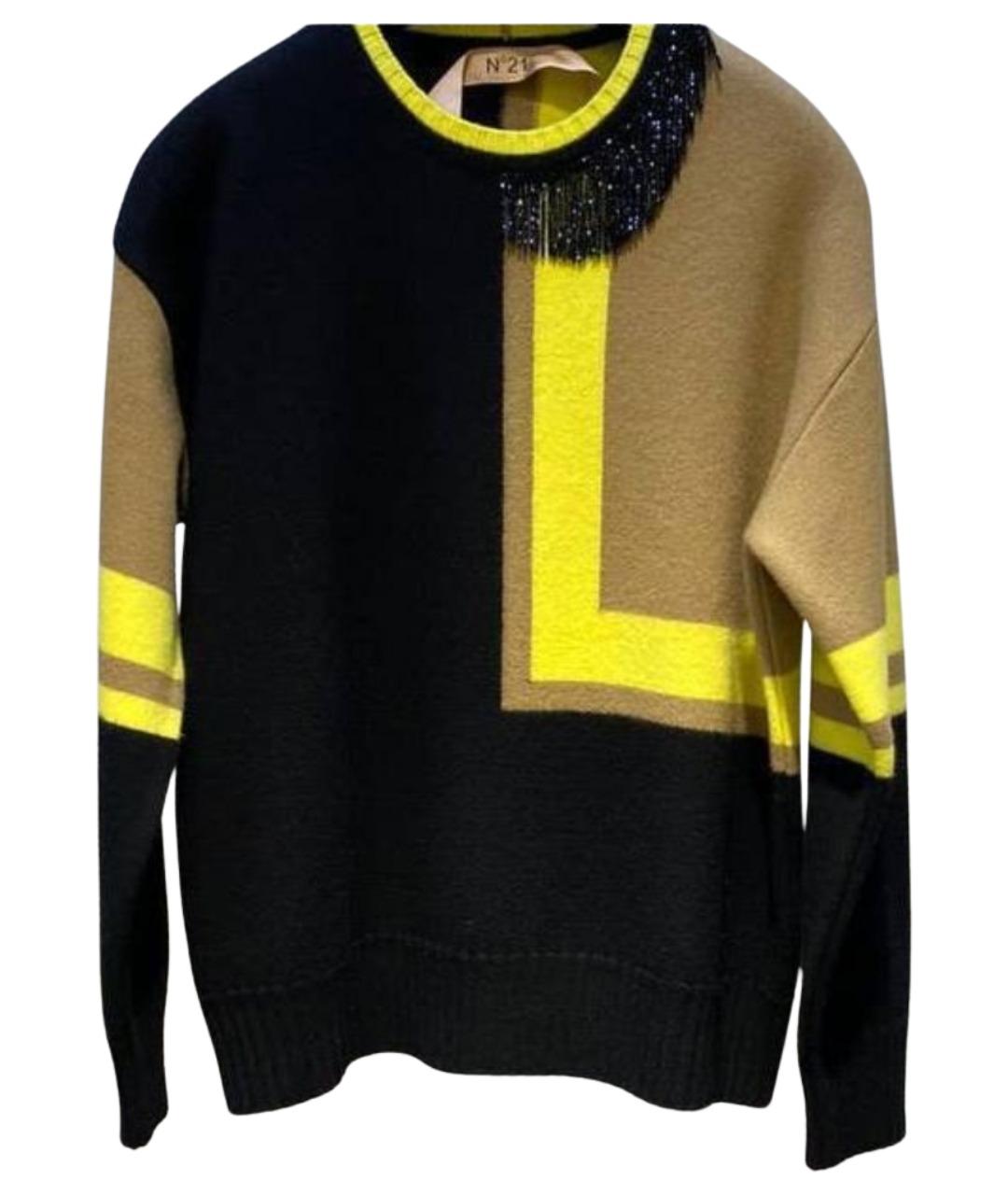 NO. 21 Мульти шерстяной джемпер / свитер, фото 1