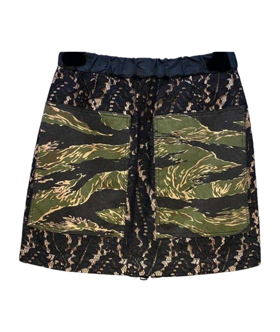 NO. 21 Мульти синтетическая юбка мини, фото 1