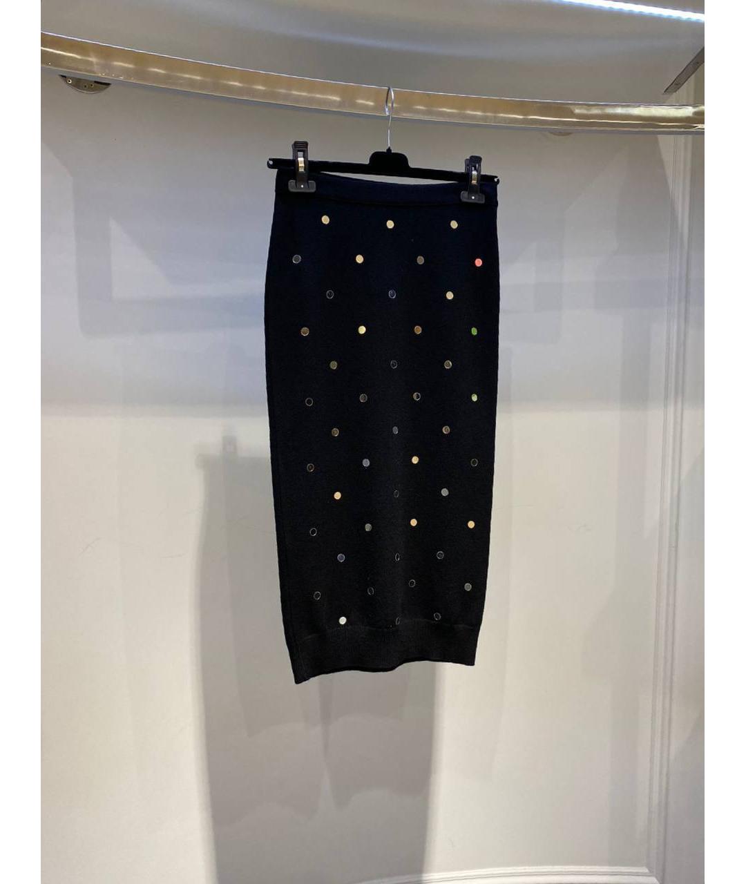 NO. 21 Черная юбка миди, фото 2