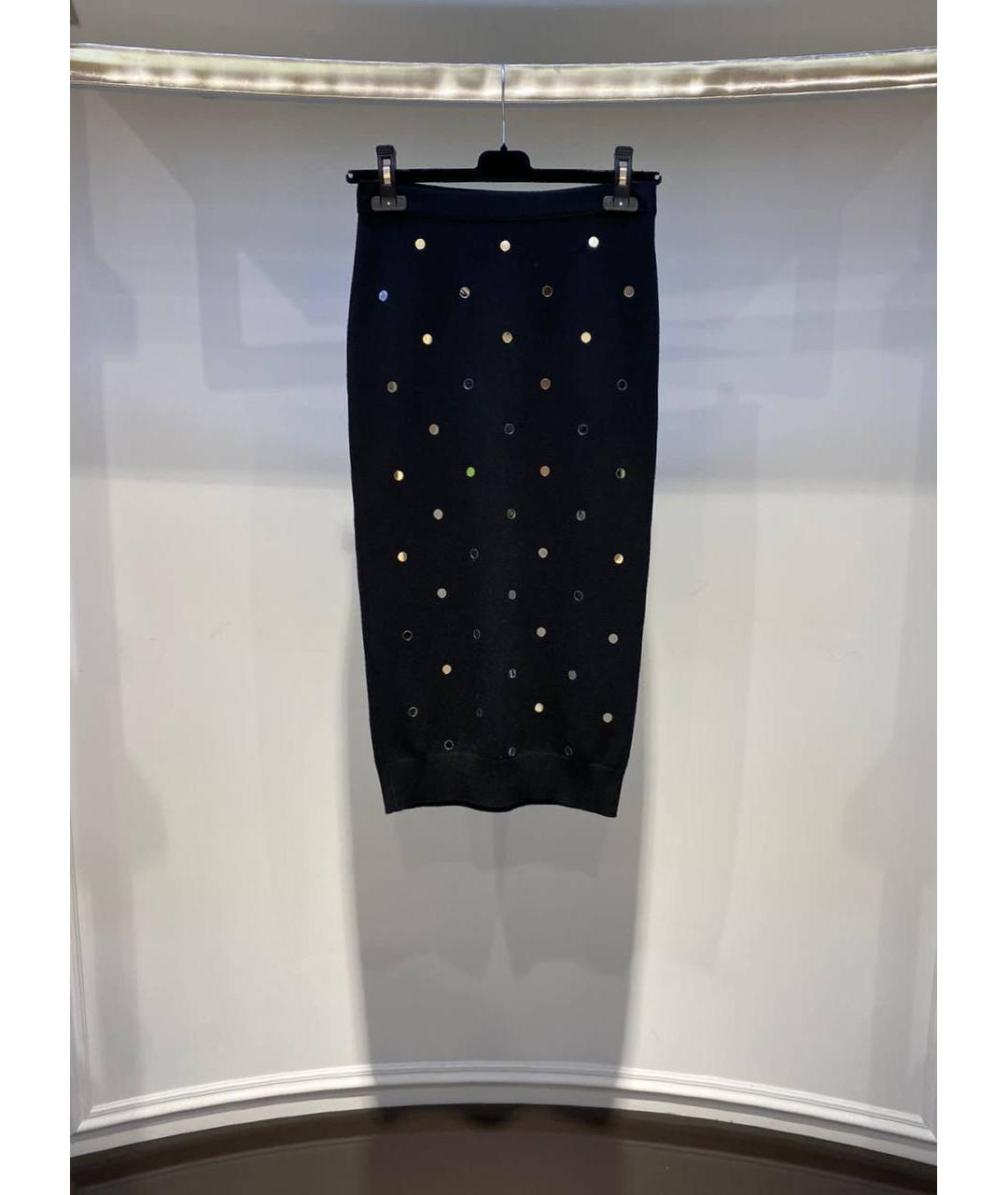 NO. 21 Черная юбка миди, фото 4