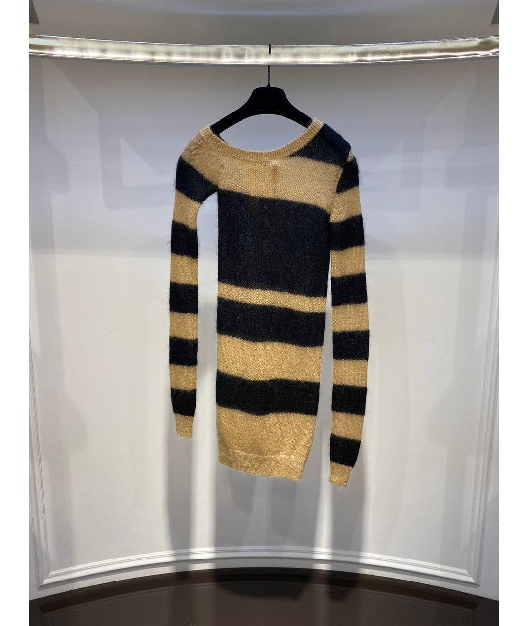 NO. 21 Мульти шерстяное повседневное платье, фото 3