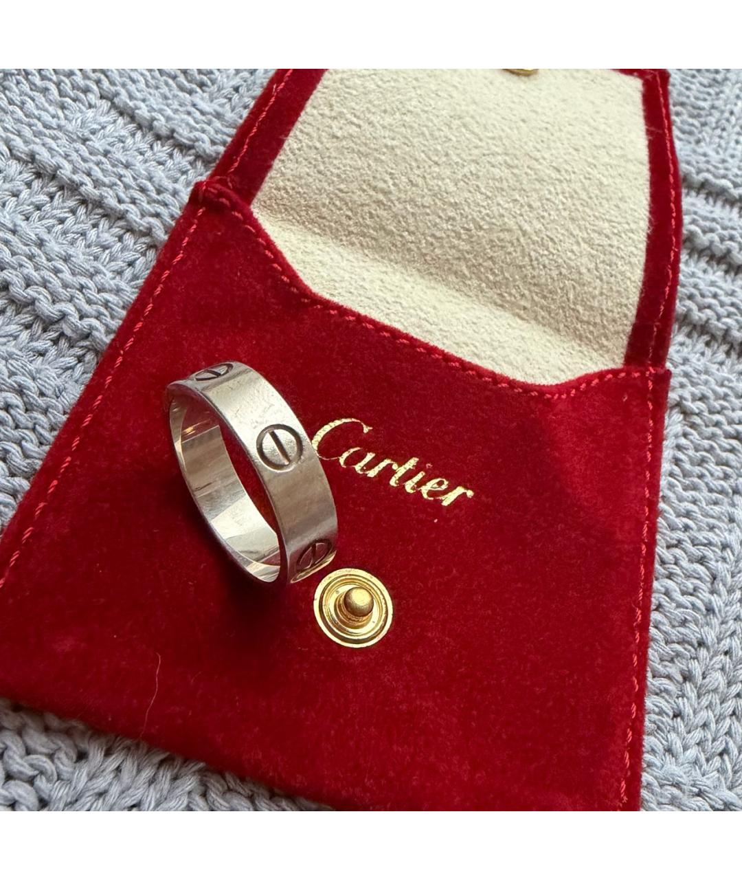 CARTIER Серебряное кольцо из белого золота, фото 7