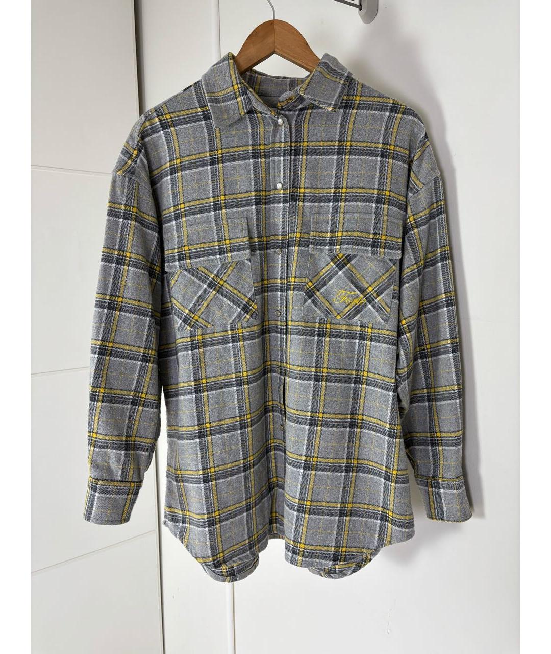 FORTE COUTURE Серая хлопковая рубашка, фото 9