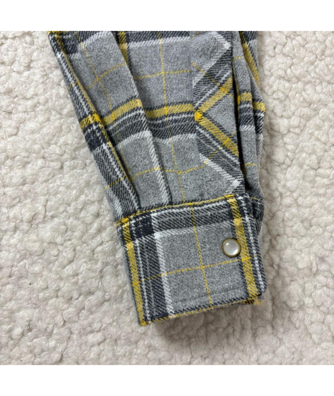 FORTE COUTURE Серая хлопковая рубашка, фото 7