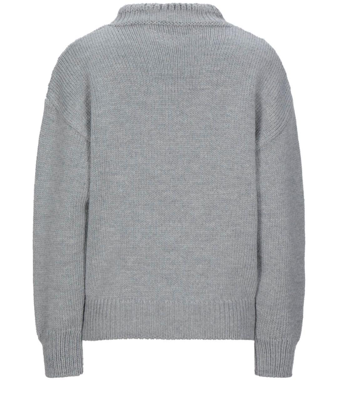 PHILOSOPHY DI LORENZO SERAFINI Серый шерстяной джемпер / свитер, фото 2