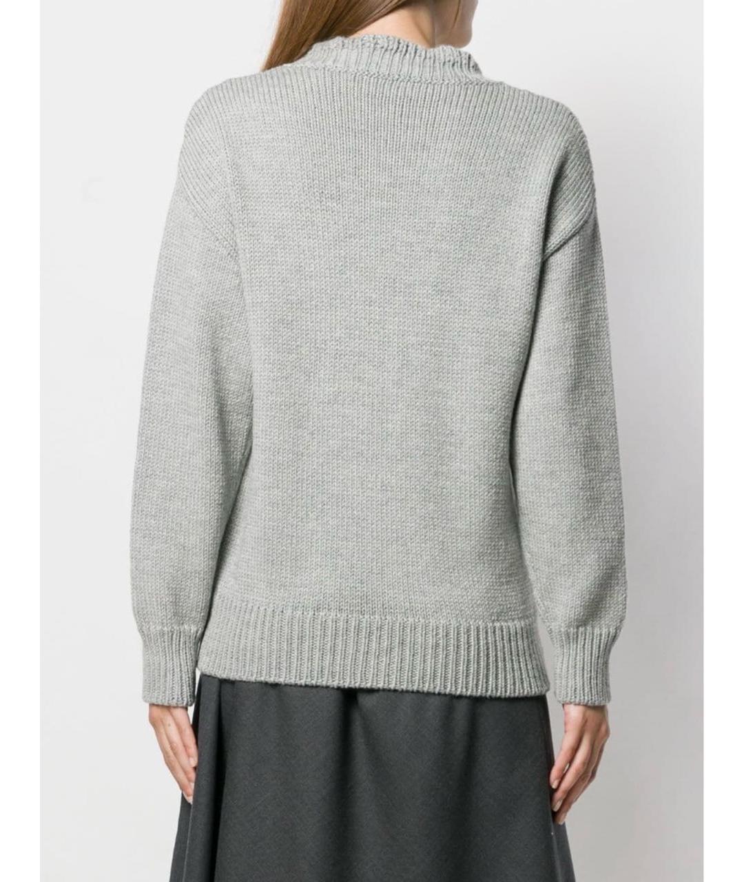 PHILOSOPHY DI LORENZO SERAFINI Серый шерстяной джемпер / свитер, фото 5