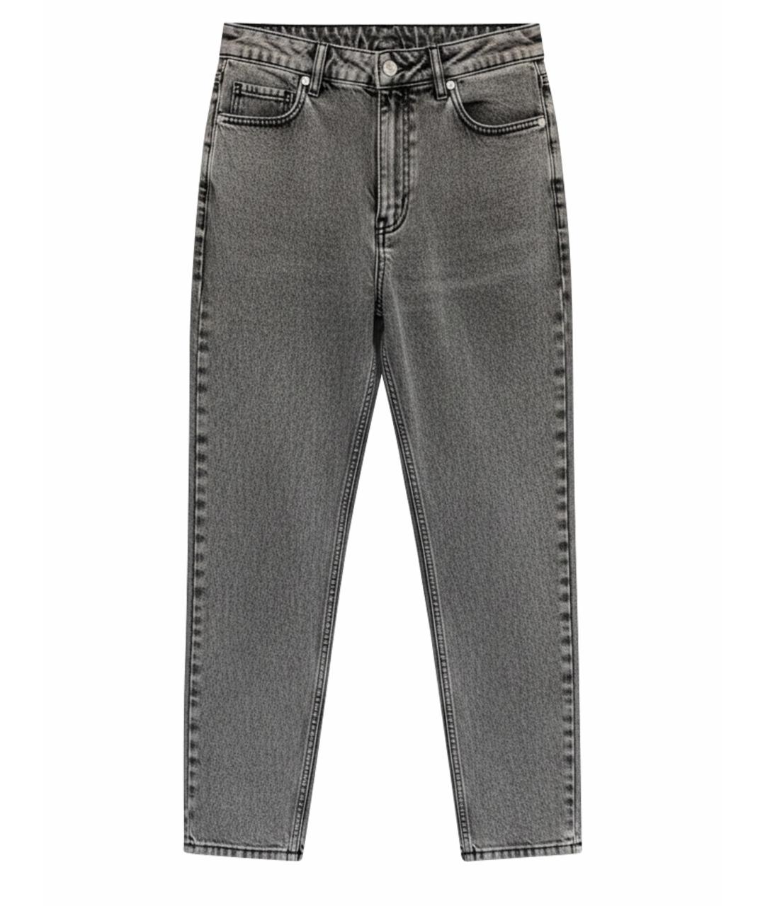 HUGO Антрацитовые хлопковые прямые джинсы, фото 1