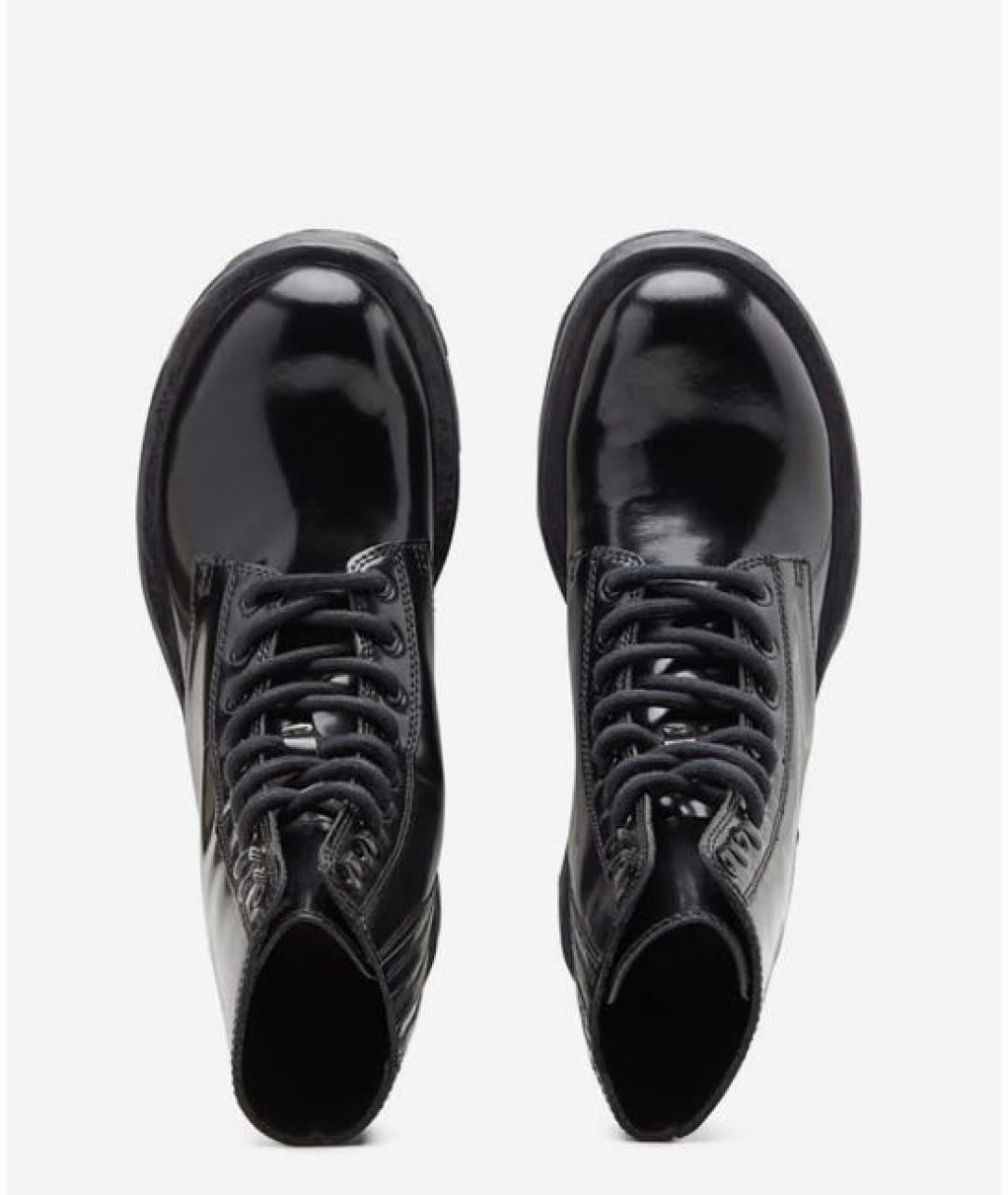DIESEL Черные ботинки из лакированной кожи, фото 3
