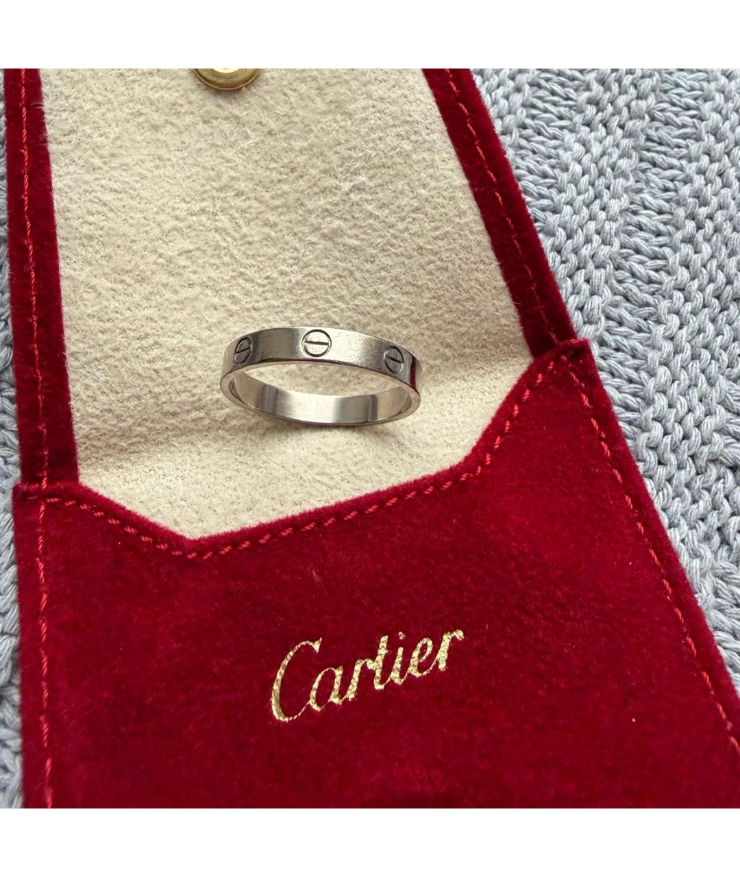 CARTIER Серебряное кольцо из белого золота, фото 2
