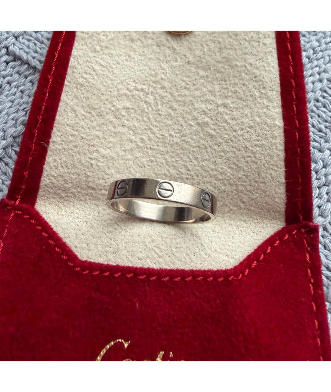 CARTIER Серебряное кольцо из белого золота, фото 5