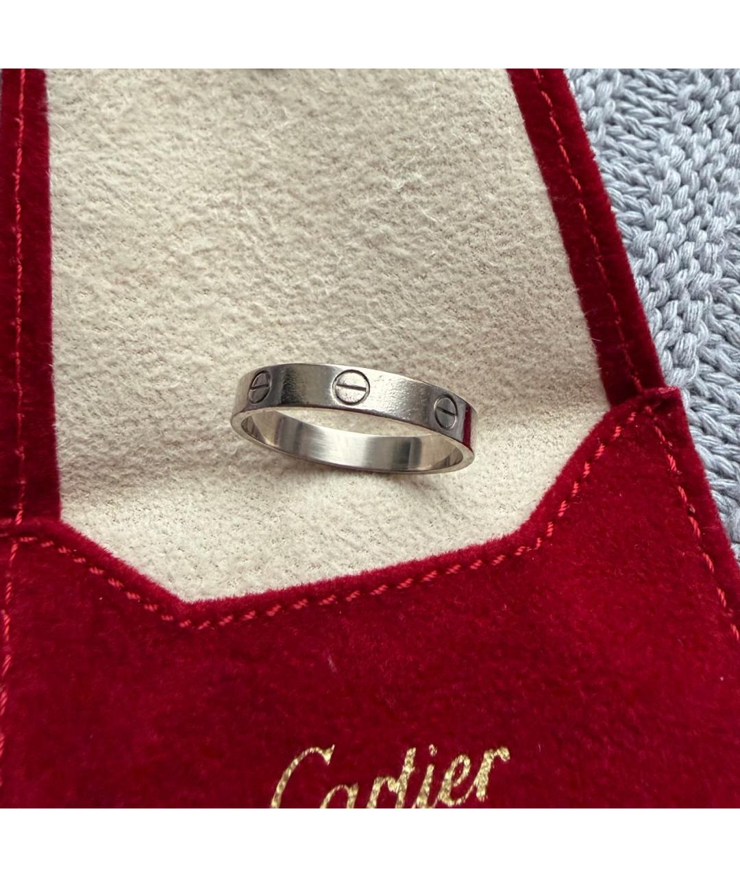 CARTIER Серебряное кольцо из белого золота, фото 3