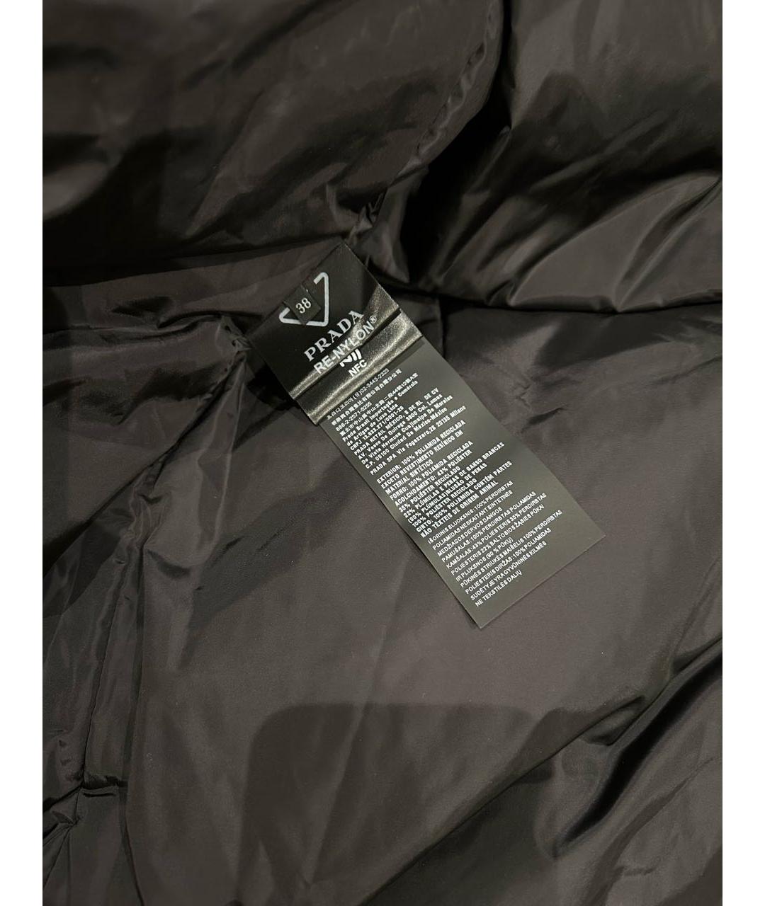 PRADA Черный пуховик, фото 5
