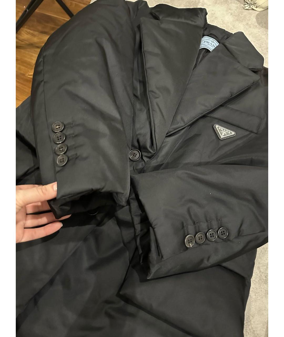 PRADA Черный пуховик, фото 8