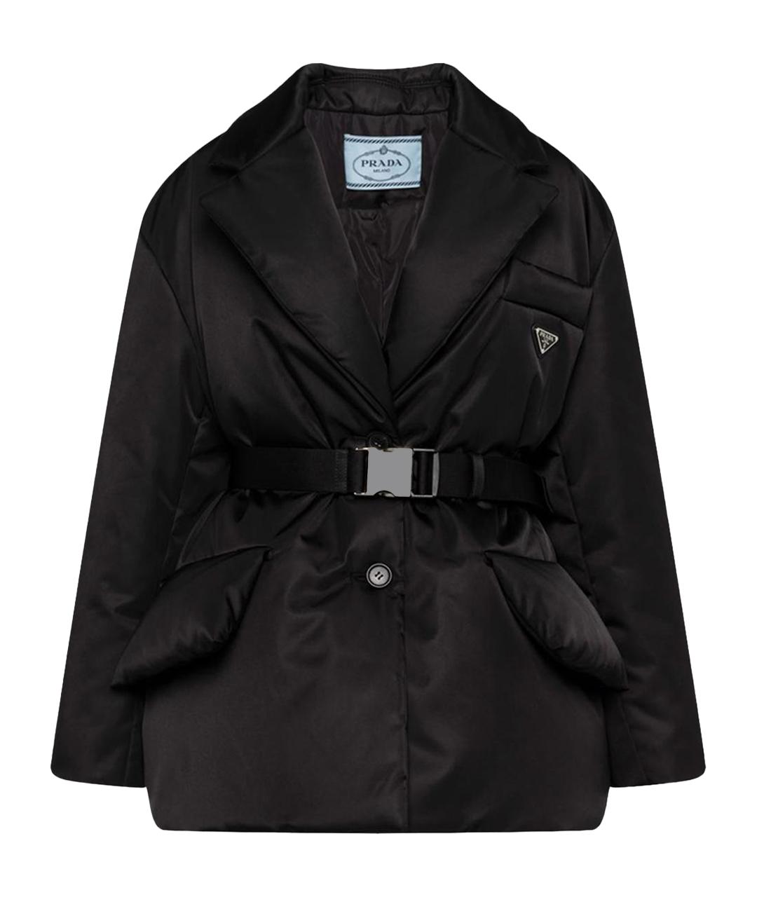 PRADA Черный пуховик, фото 1