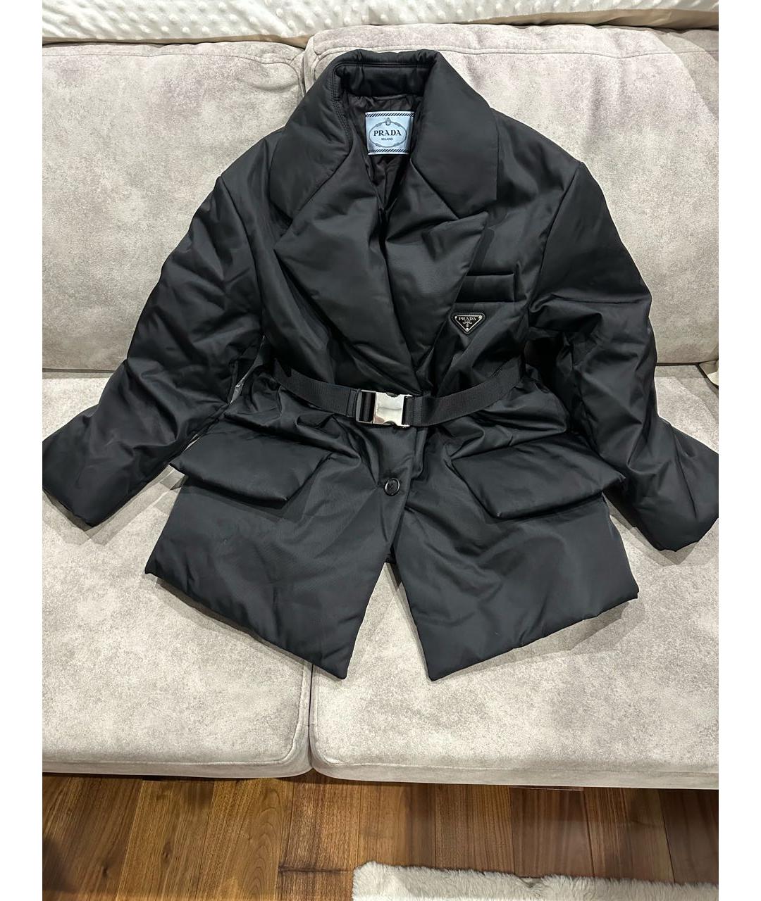 PRADA Черный пуховик, фото 9