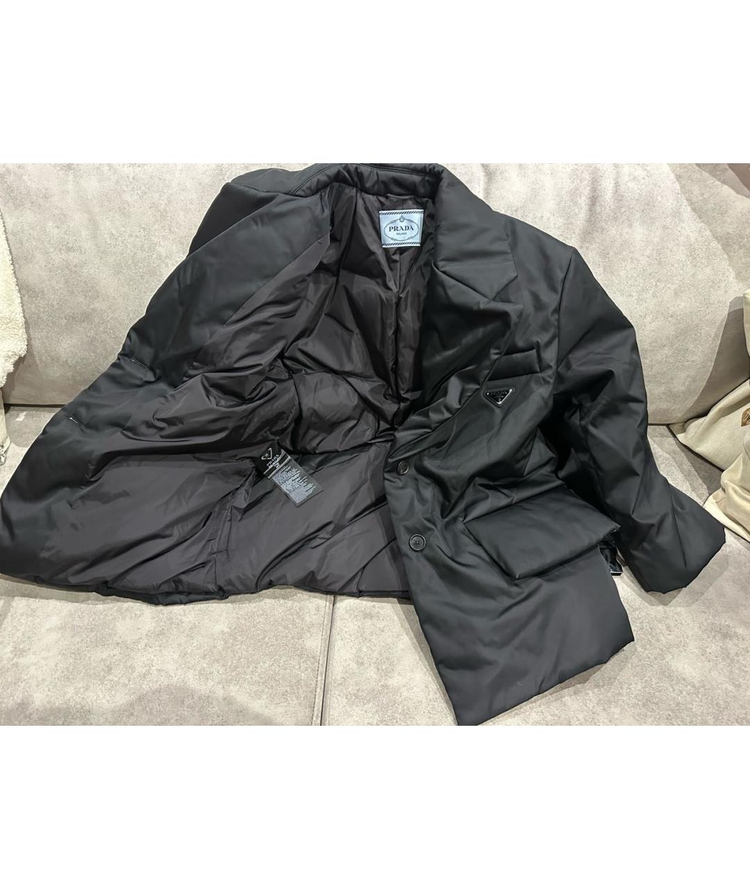 PRADA Черный пуховик, фото 4