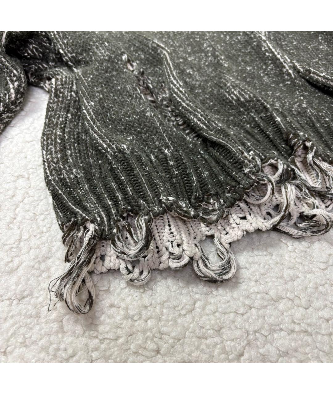 R13 Хаки хлопковый джемпер / свитер, фото 3