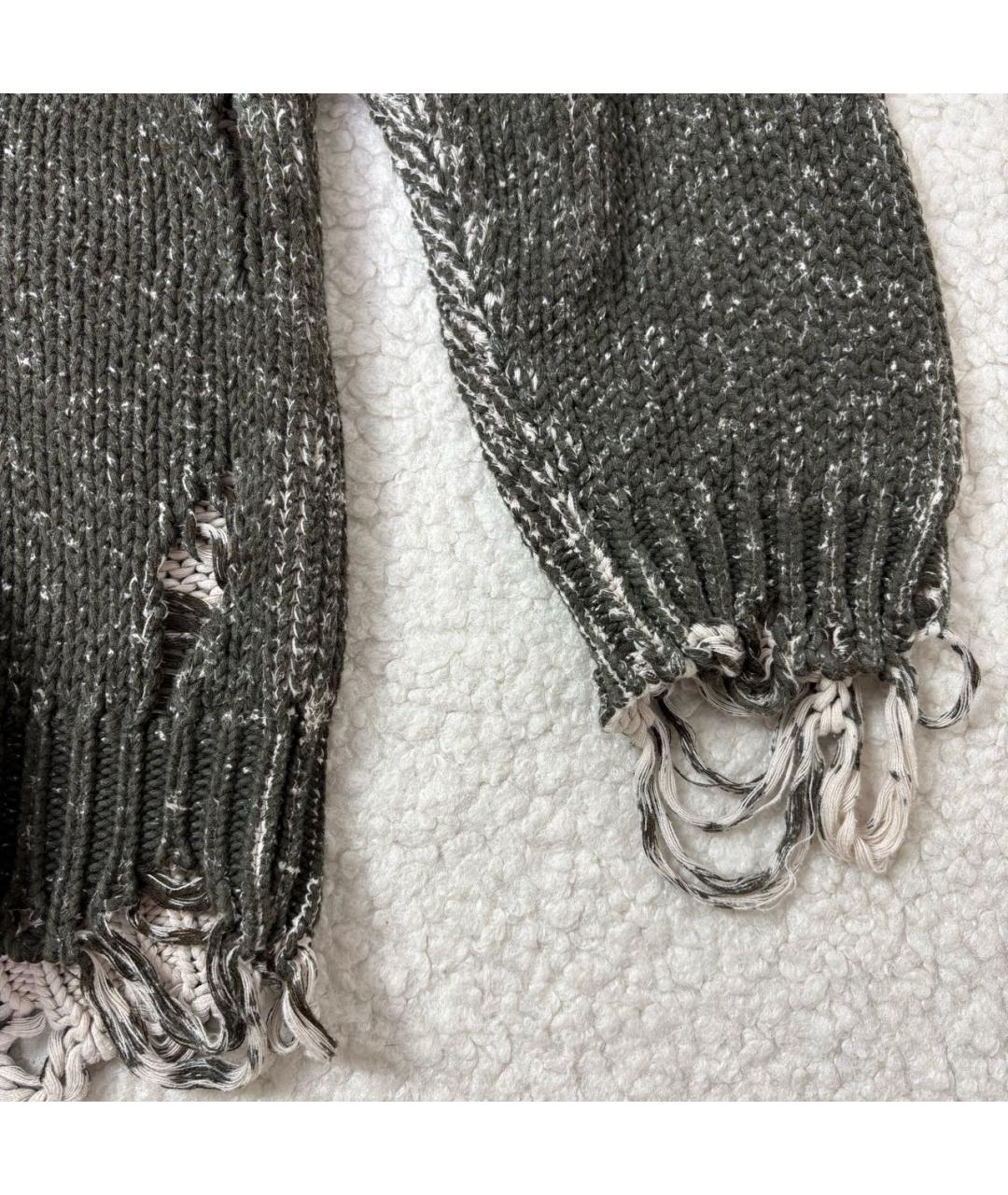 R13 Хаки хлопковый джемпер / свитер, фото 6