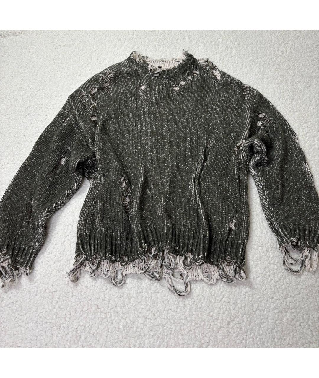 R13 Хаки хлопковый джемпер / свитер, фото 2