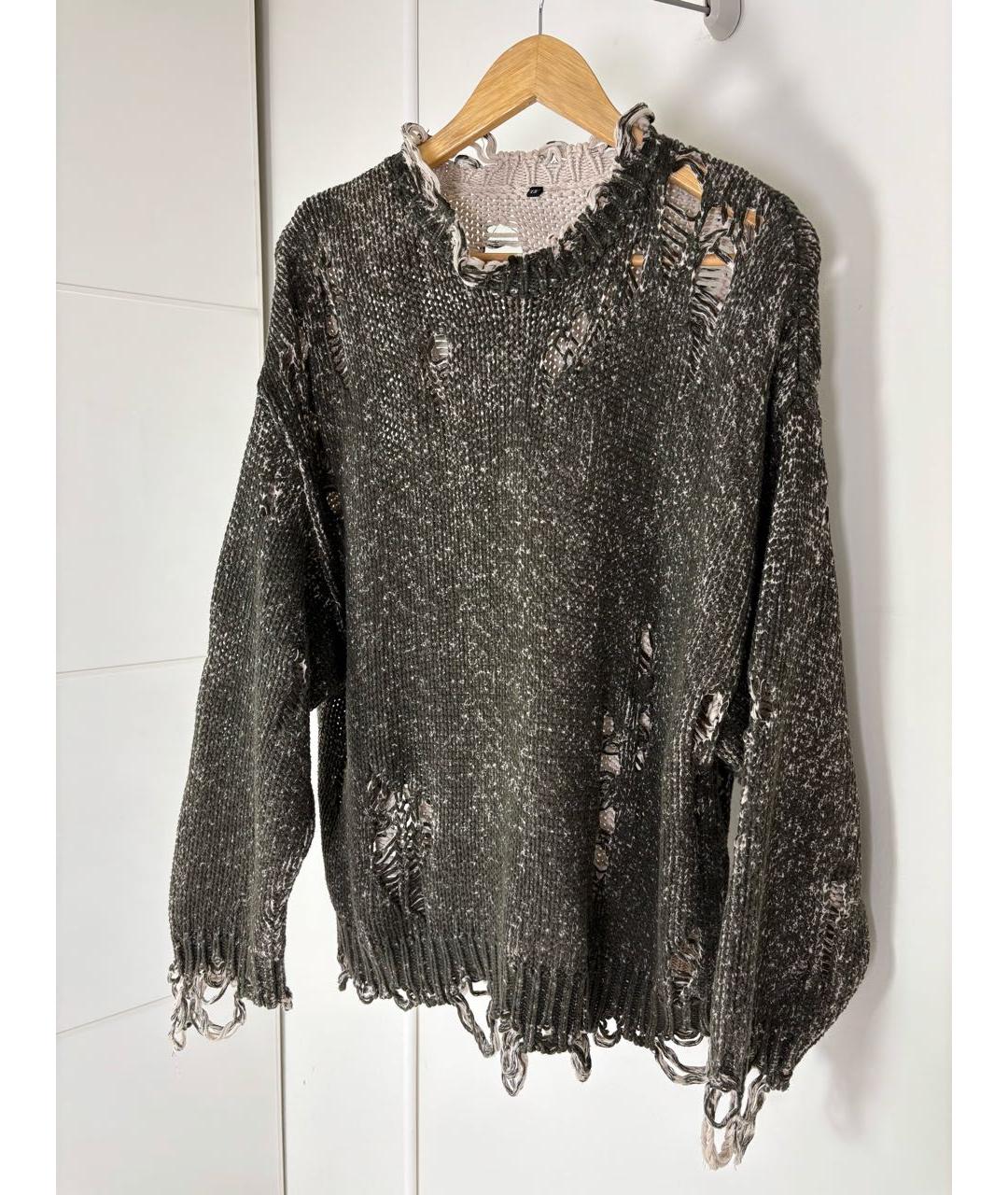 R13 Хаки хлопковый джемпер / свитер, фото 9