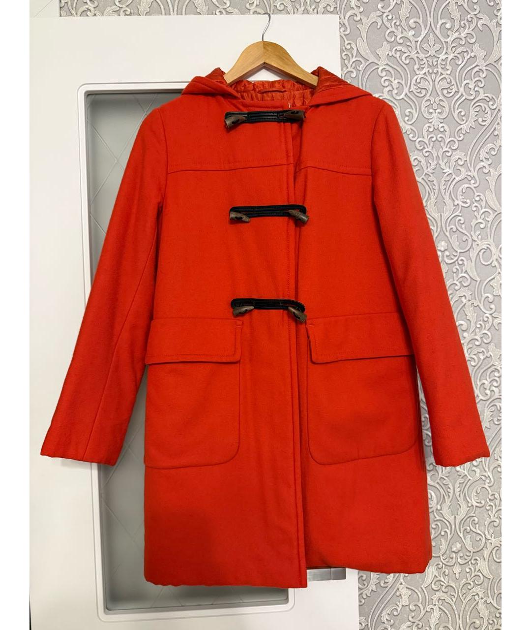 PRADA Оранжевое шерстяное пальто, фото 8