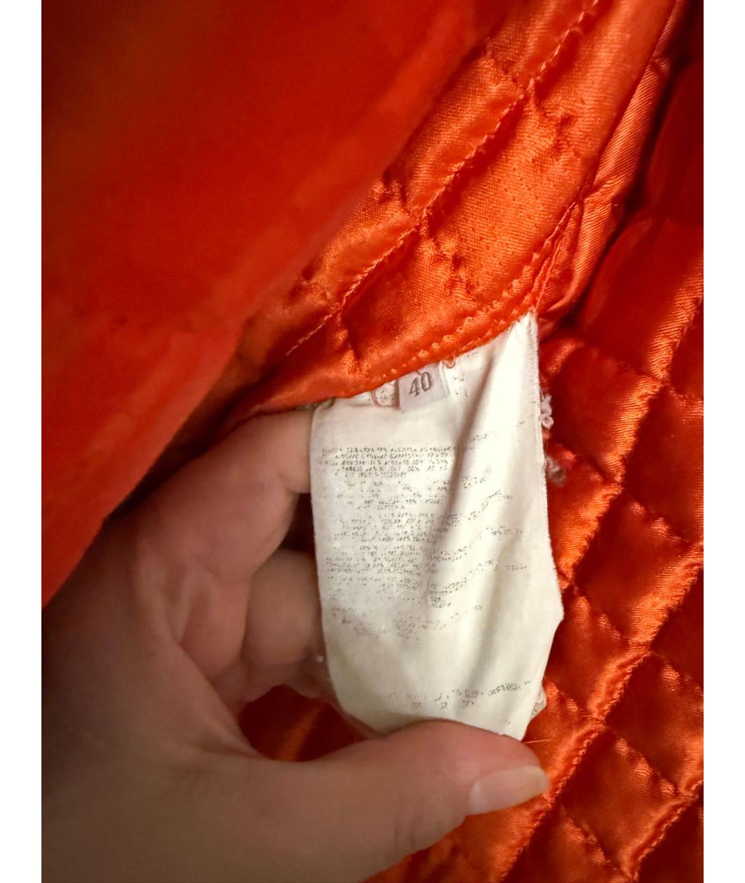 PRADA Оранжевое шерстяное пальто, фото 6