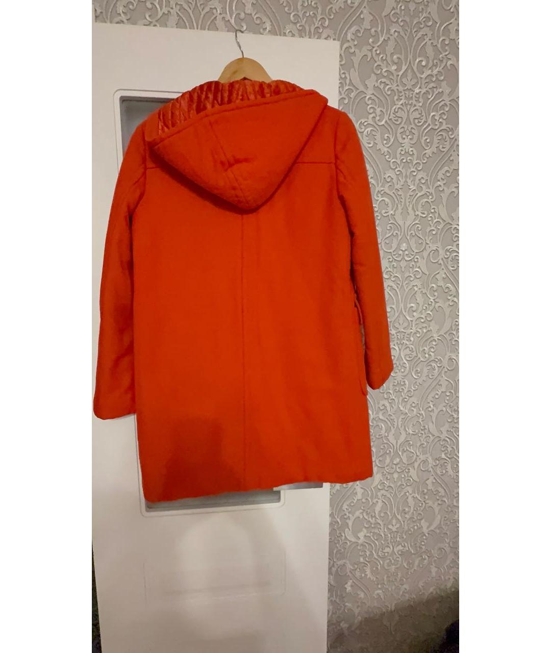 PRADA Оранжевое шерстяное пальто, фото 2