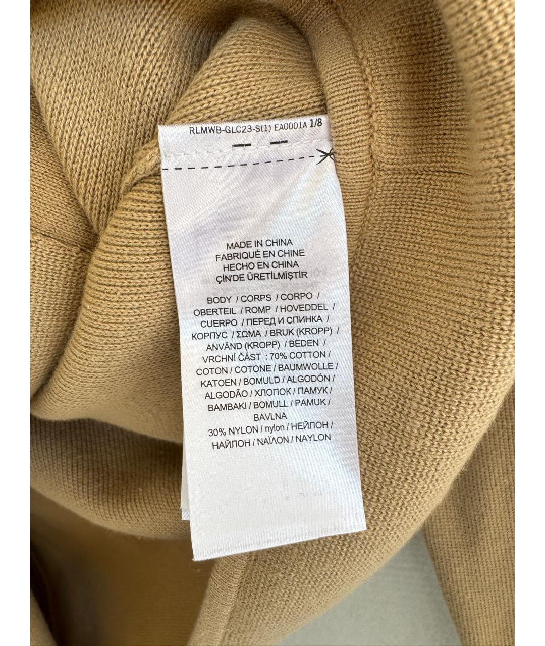 RALPH LAUREN Бежевый хлопковый жакет/пиджак, фото 5