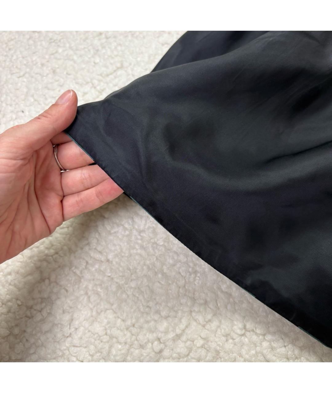 DRIES VAN NOTEN Зеленая вискозная юбка миди, фото 6