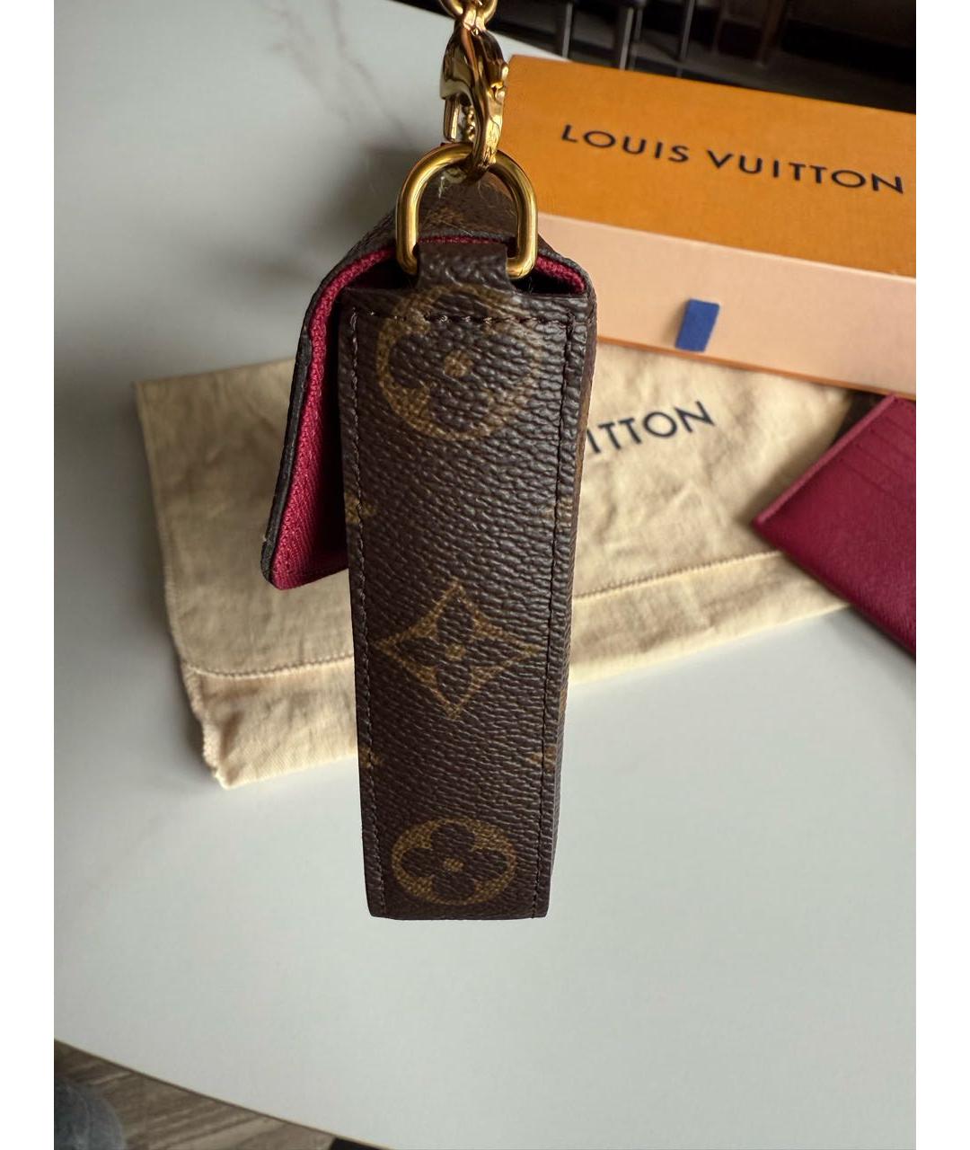 LOUIS VUITTON Коричневая сумка через плечо, фото 8