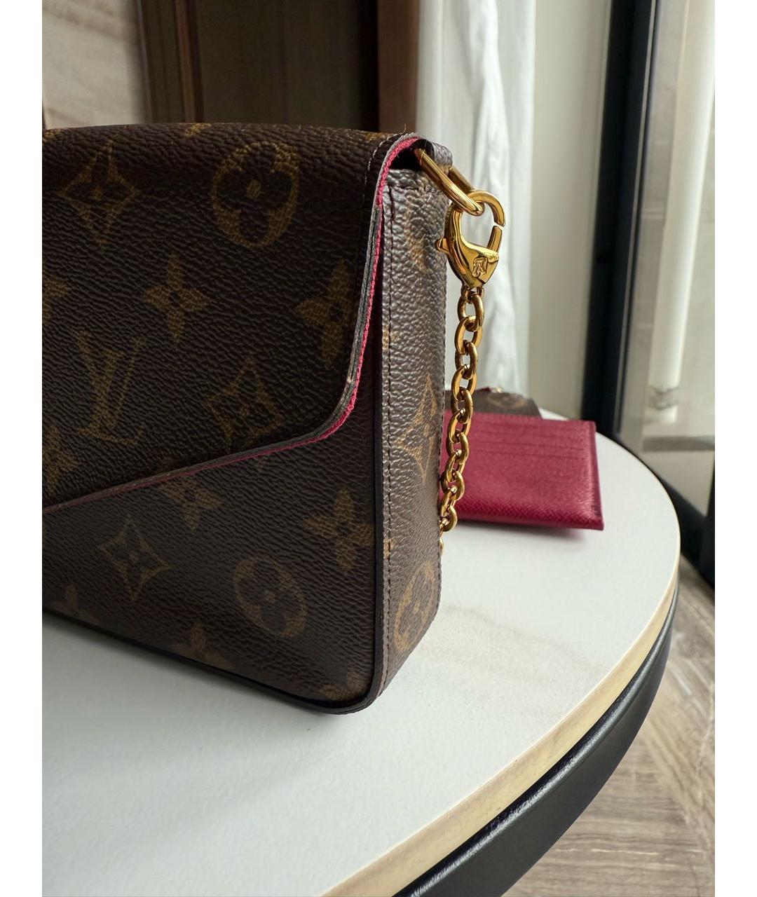 LOUIS VUITTON Коричневая сумка через плечо, фото 5