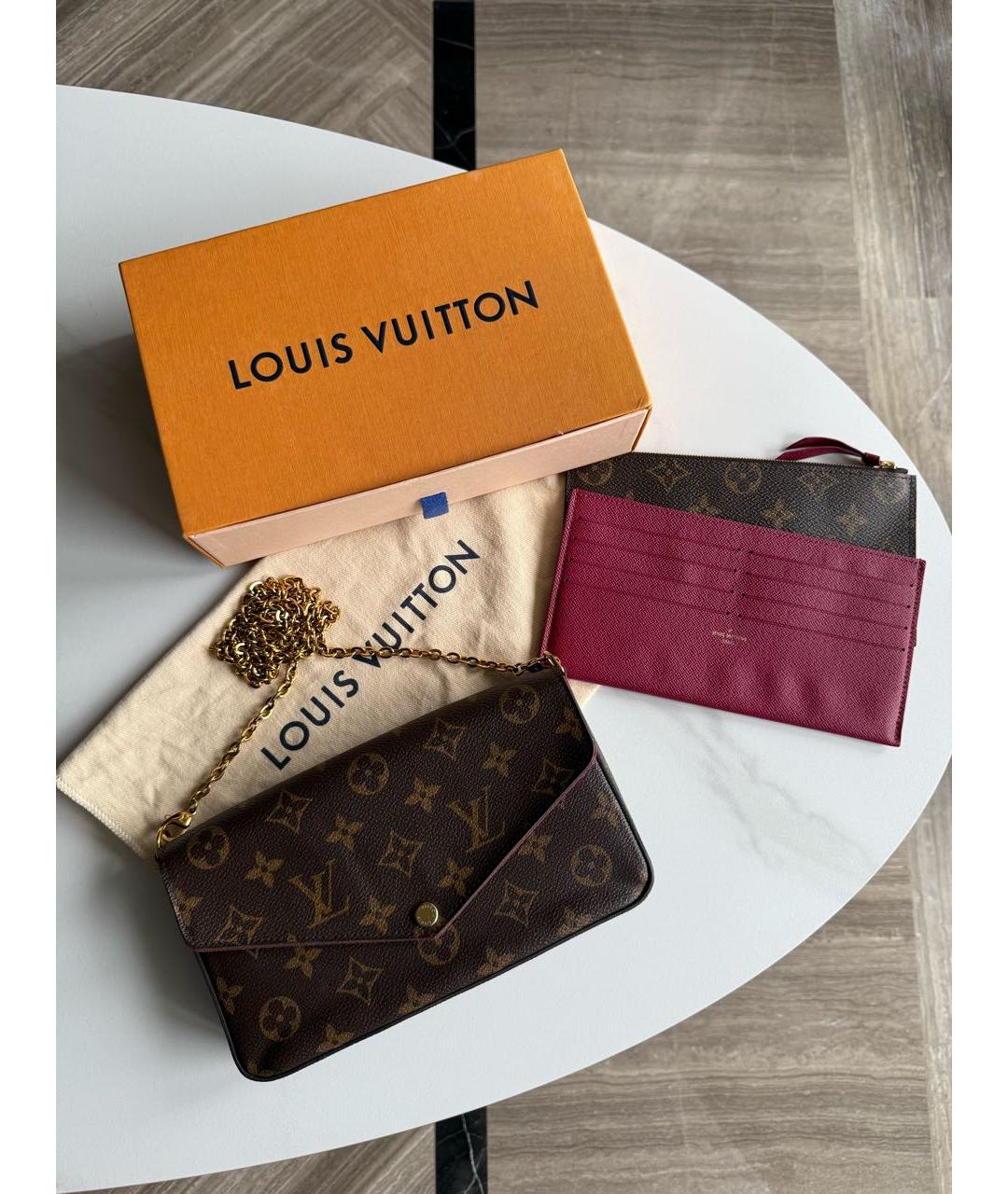 LOUIS VUITTON Коричневая сумка через плечо, фото 2