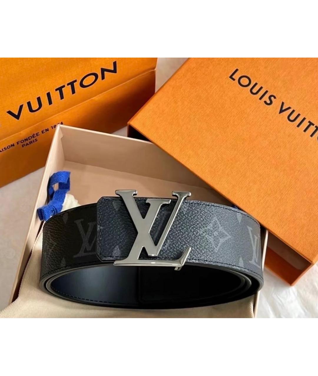 LOUIS VUITTON Черный ремень, фото 5