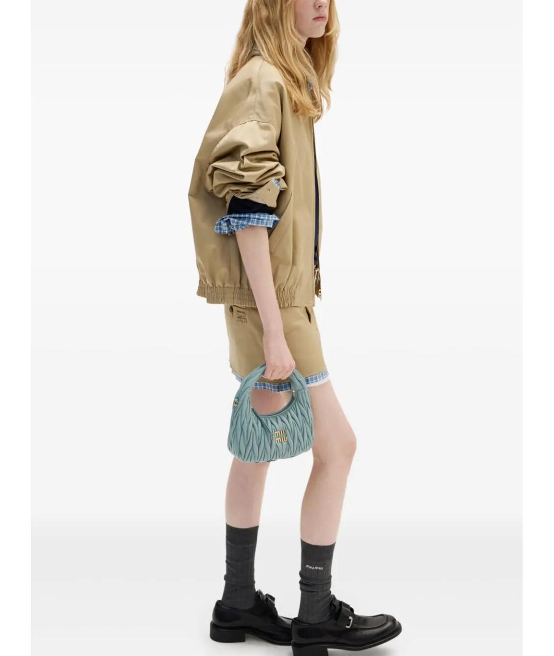 MIU MIU Кожаная сумка через плечо, фото 2