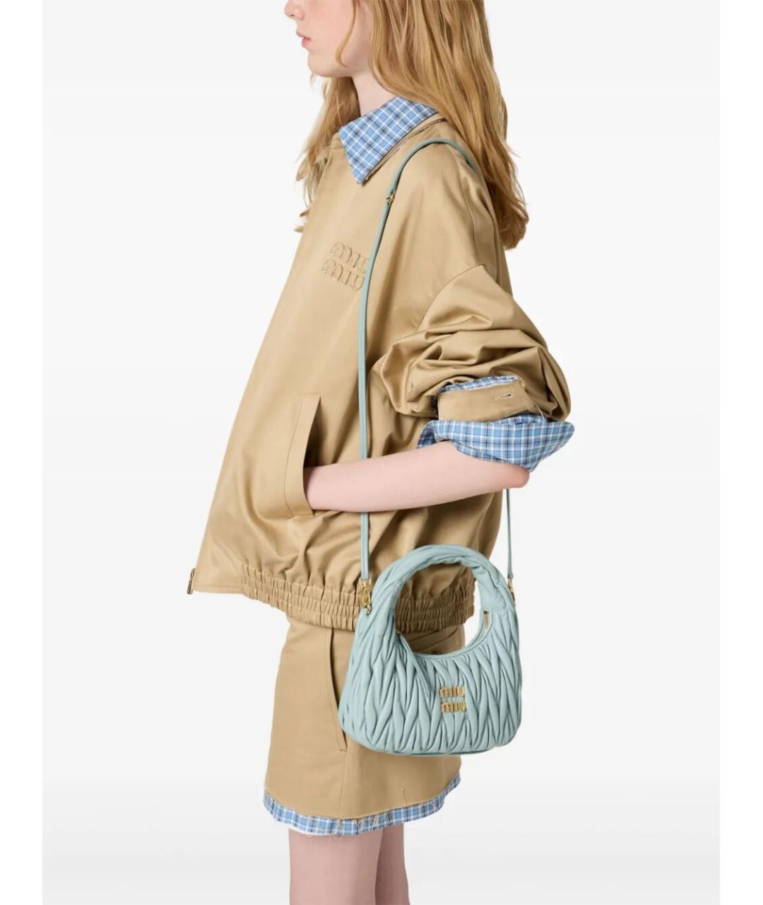 MIU MIU Кожаная сумка через плечо, фото 3