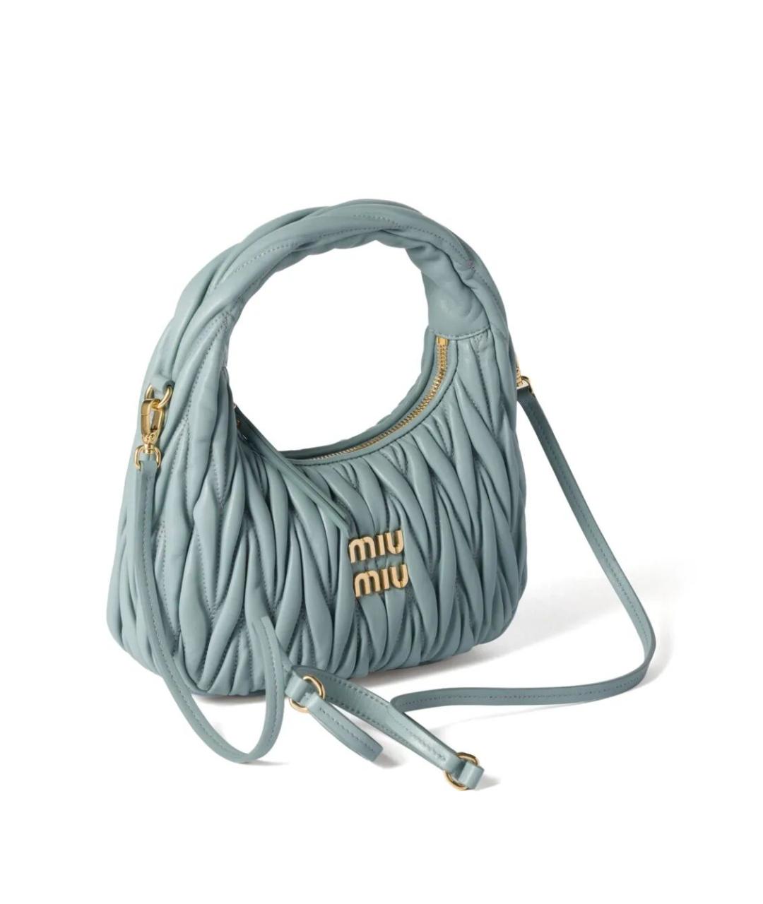 MIU MIU Кожаная сумка через плечо, фото 4