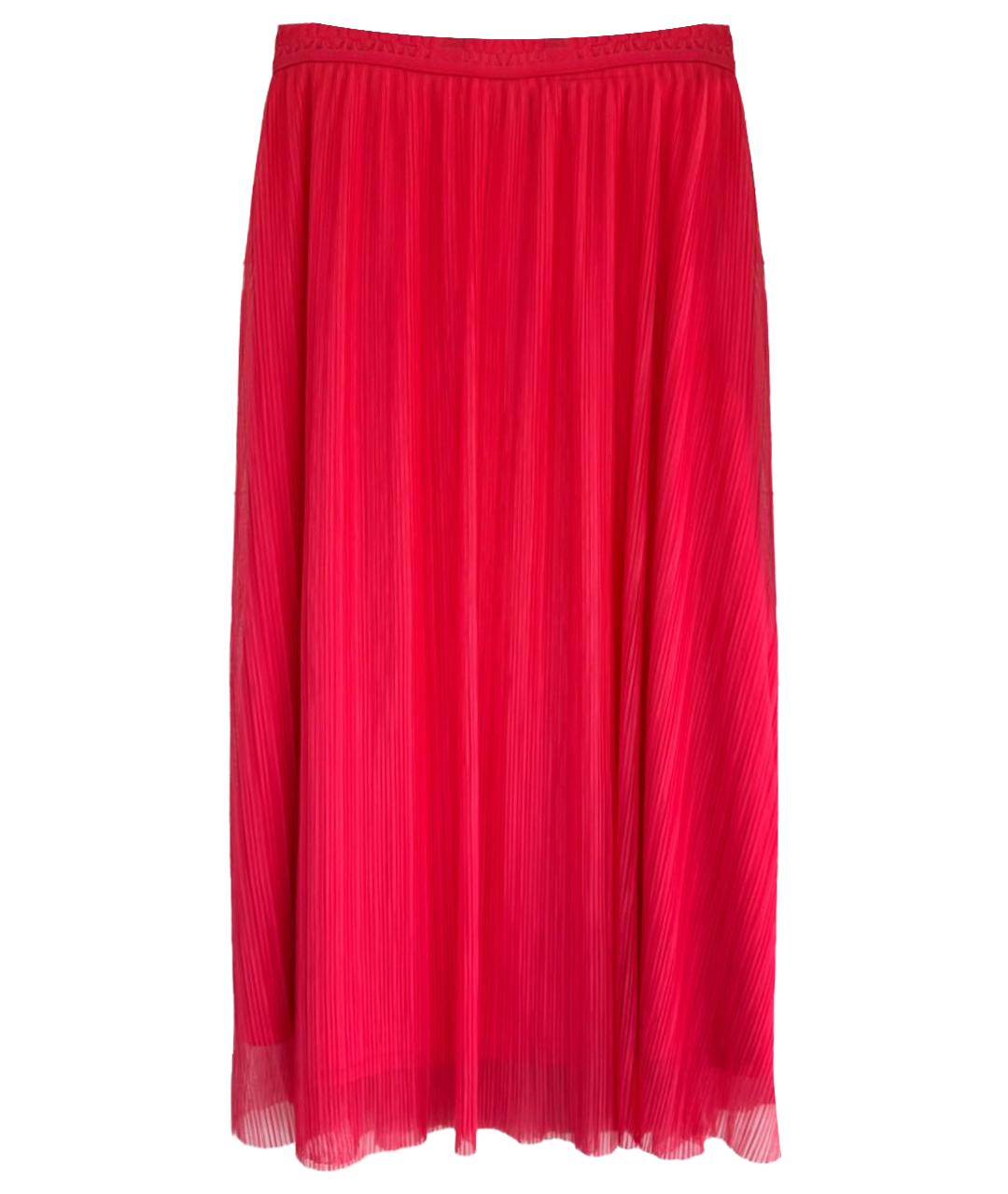 DKNY Коралловая полиэстеровая юбка миди, фото 1