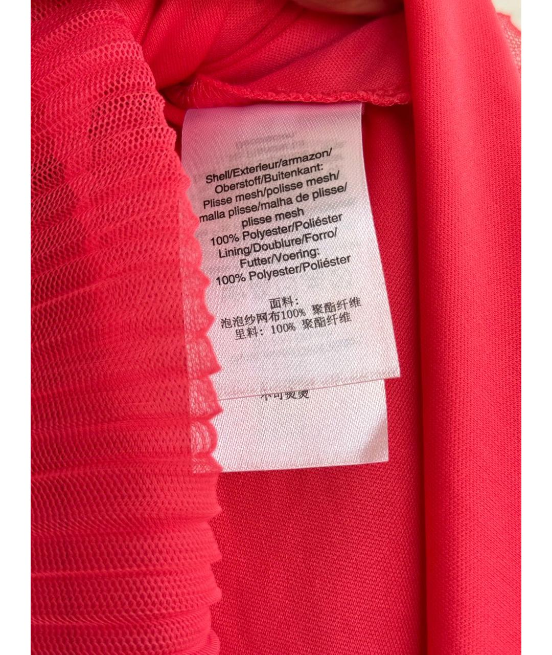 DKNY Коралловая полиэстеровая юбка миди, фото 6