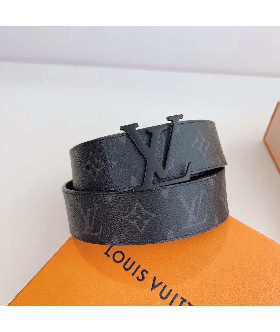 LOUIS VUITTON Черный ремень, фото 3