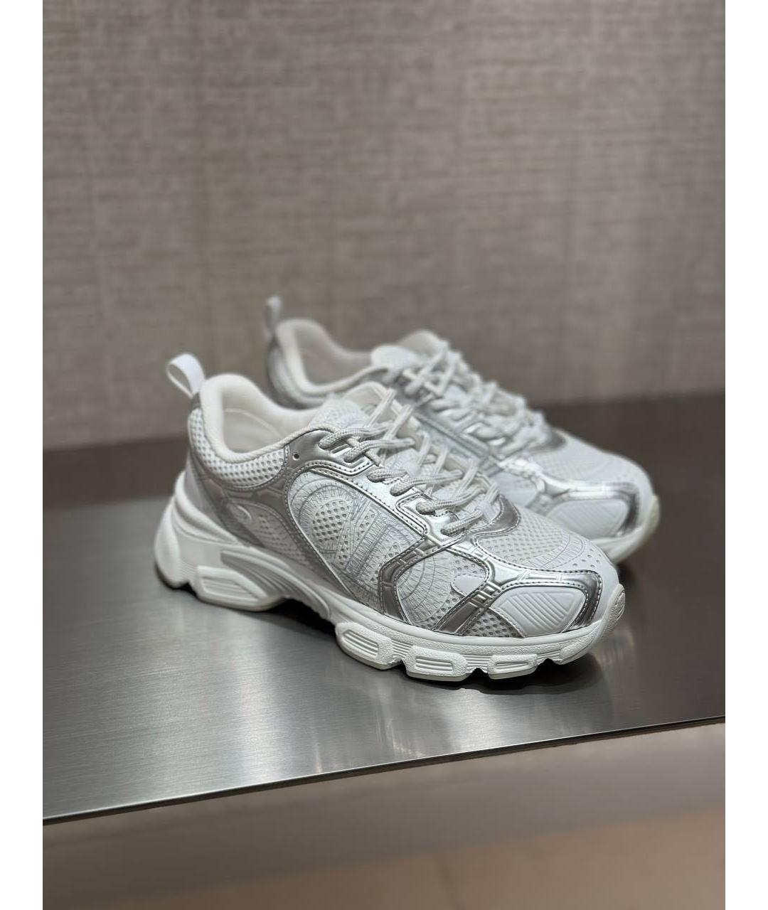 CHRISTIAN DIOR Белые текстильные кроссовки, фото 5