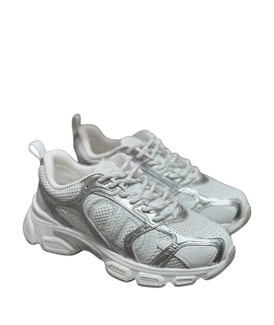 CHRISTIAN DIOR Белые текстильные кроссовки, фото 1