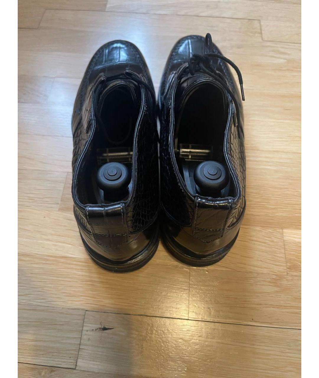 TARDINI Черные туфли из экзотической кожи, фото 3