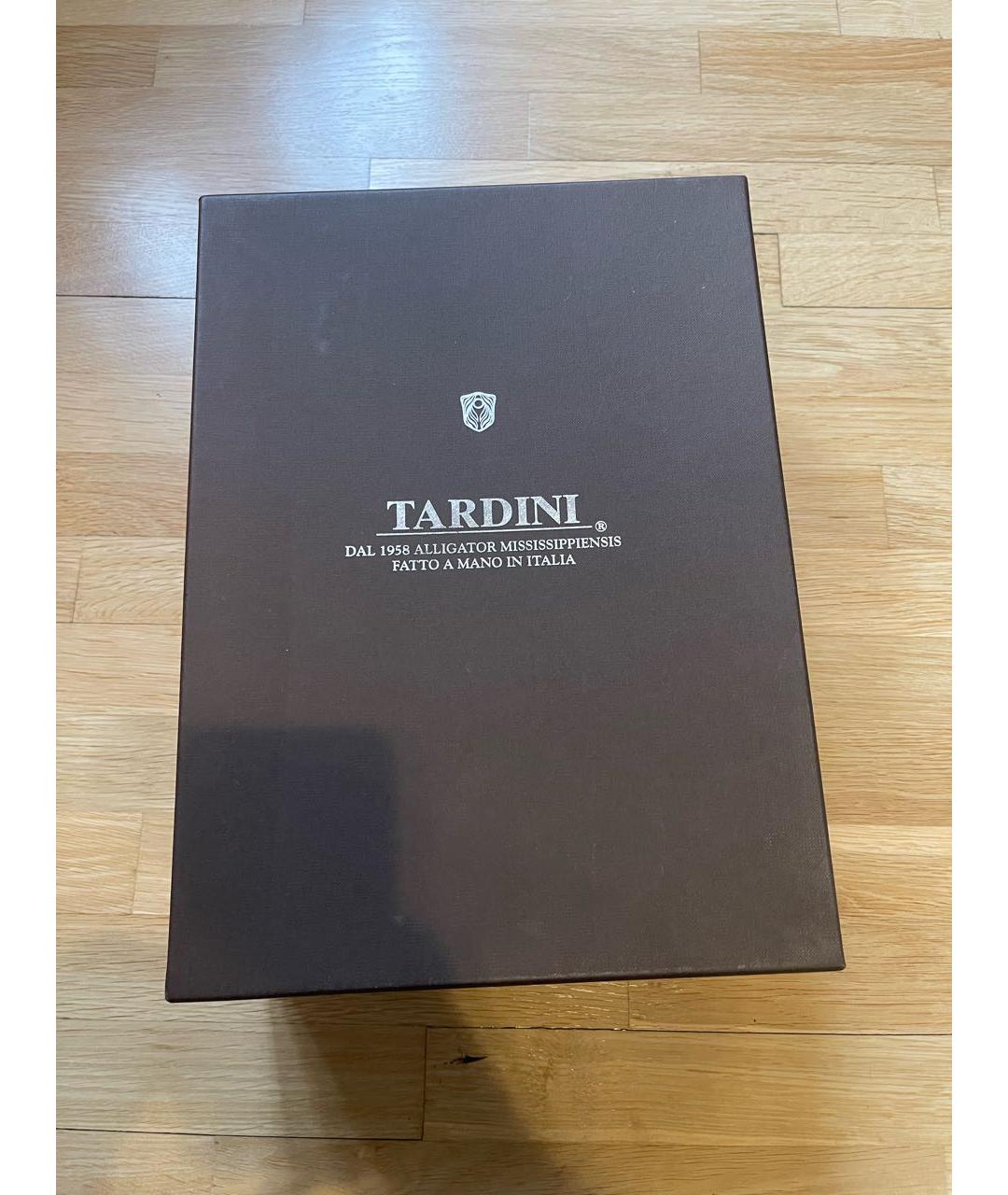 TARDINI Черные туфли из экзотической кожи, фото 8