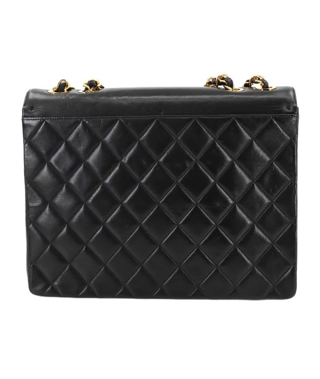 CHANEL Черная кожаная сумка через плечо, фото 2