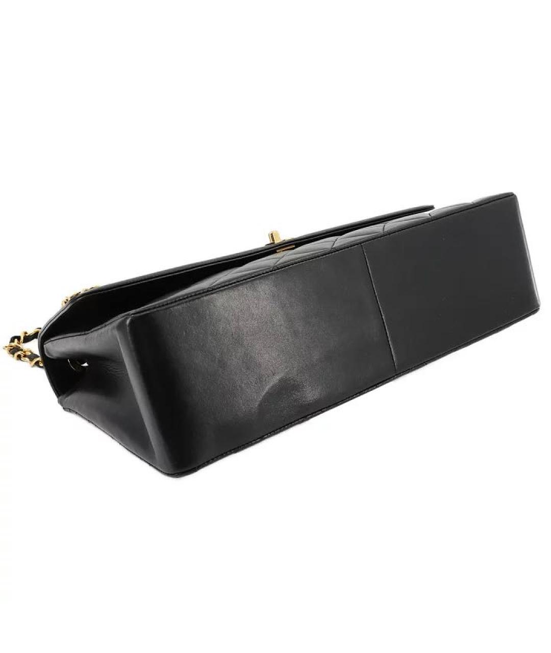 CHANEL Черная кожаная сумка через плечо, фото 4