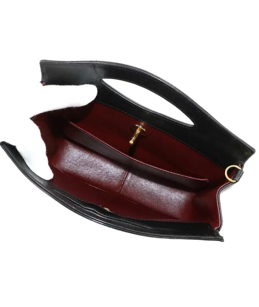 CHANEL Черная кожаная сумка через плечо, фото 6